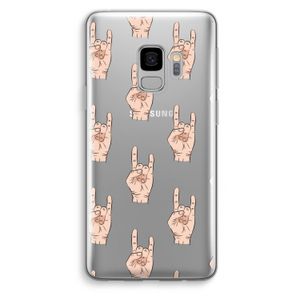 Rock: Samsung Galaxy S9 Transparant Hoesje