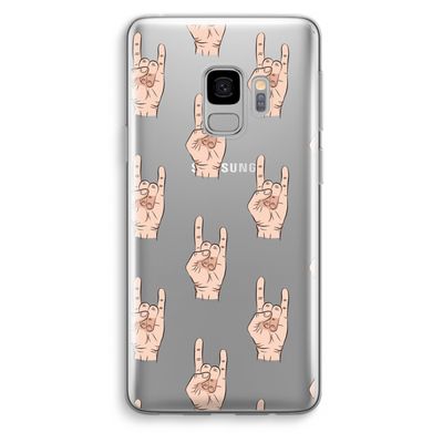Rock: Samsung Galaxy S9 Transparant Hoesje