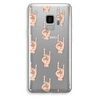 Rock: Samsung Galaxy S9 Transparant Hoesje