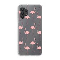 Anything Flamingoes: Samsung Galaxy A32 5G Transparant Hoesje