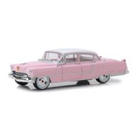 Modelauto/speelgoedauto Cadillac Fleetwood 60 - roze - 24 cm - schaal 1:24