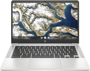 HP Chromebook 14a-na0200nd Intel® Celeron® N N4120 35,6 cm (14") Full HD 4 GB LPDDR4-SDRAM 64 GB eMMC Wi-Fi 5 (802.11ac) ChromeOS Zilver