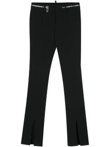 DSQUARED2 pantalon à coupe évasé - Noir