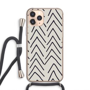 Marrakech Arrows: iPhone 11 Pro Transparant Hoesje met koord