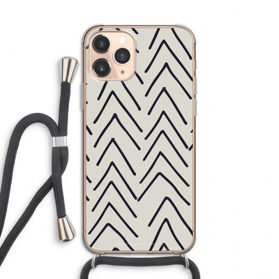 Marrakech Arrows: iPhone 11 Pro Transparant Hoesje met koord