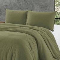 Zensation Dekbedovertrek Bamboo Touch Green-140x200/220 - thumbnail