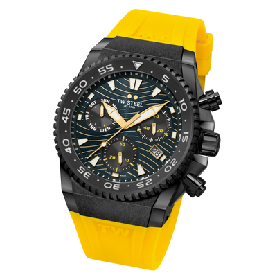 Horlogeband TW Steel ACE414 Rubber Geel