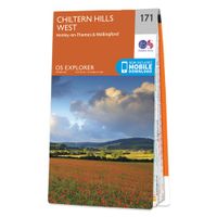 Wandelkaart - Topografische kaart 171 OS Explorer Map Chiltern Hills W - thumbnail