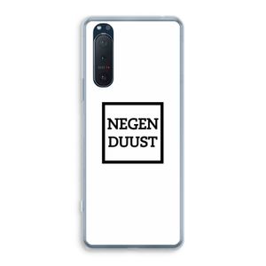 Negenduust vierkant: Sony Xperia 5 II Transparant Hoesje