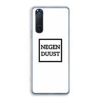 Negenduust vierkant: Sony Xperia 5 II Transparant Hoesje
