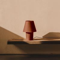 Kave Home Tafellamp Canapost Terracotta look, 30cm hoog - Bruin