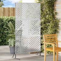 VidaXL Privacyscherm grijs 100 x 50 x 180 cm staal