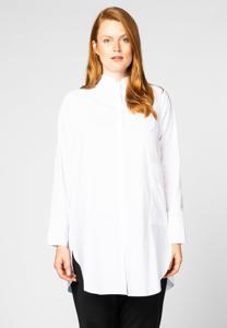 Yoek Blouse met zakje | Wit | Maat 50/52