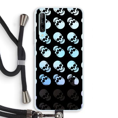 Musketon Skulls: Huawei P Smart Pro Transparant Hoesje met koord