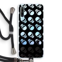 Musketon Skulls: Huawei P Smart Pro Transparant Hoesje met koord