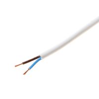 Rondsnoer vmvl wit ICC 2x0.75