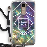 Negenduust ruimte: LG K10 (2016) Transparant Hoesje met koord