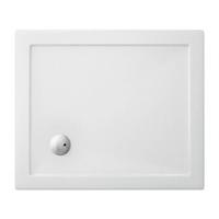 Crosswater Showertray douchebak afvoer links 100x80x4cm rechthoek wit ST0R81000 Crosswater Showertray douchebak afvoer links 100x80x4cm rechthoek wit ST0R81000