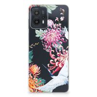 Motorola Moto G23 | G13 TPU Hoesje Bird Flowers - thumbnail