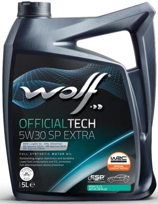 Wolf motorolie "officialtech sp-extra".
