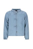 Like Flo winter blouse meisjes - blauw - Chei - chambrey - nep strik sluiting