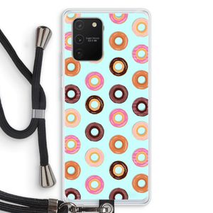 Donuts: Samsung Galaxy S10 Lite Transparant Hoesje met koord