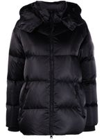 Woolrich doudoune satinée à capuche - Noir