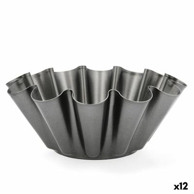 Vlaaimal Quid Sweet Grey Zwart Metaal 23 x 9 cm (12 Stuks)