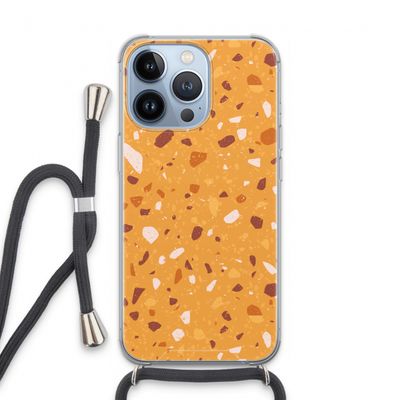 Terrazzo N°24: iPhone 13 Pro Transparant Hoesje met koord
