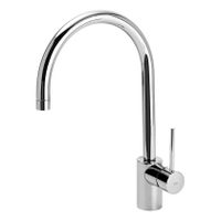 Keukenkraan Tres Max | Opbouw | 360° Draaibaar | Mengkraan | 1-hendel | Rond | Chroom