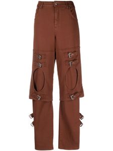 Blumarine jean ample à taille mi-haute - Marron