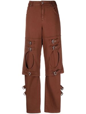 Blumarine jean ample à taille mi-haute - Marron
