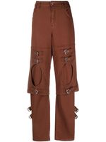 Blumarine jean ample à taille mi-haute - Marron