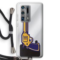 Pew Pew Pew: Huawei P40 Pro Plus Transparant Hoesje met koord