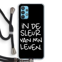 De Sleur: Samsung Galaxy A32 4G Transparant Hoesje met koord