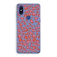 Leopard blue: Xiaomi Mi Mix 3 Transparant Hoesje