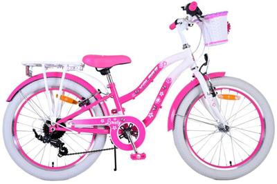 Volare lovely kinderfiets - meisjes - 20 inch - roze - 7 versnellingen Volare lovely kinderfiets - meisjes - 20 inch - roze - 7 versnellingen