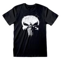 T-Shirt met Korte Mouwen Marvel Logo Zwart Unisex - Maat: S