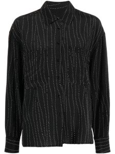 IRO chemise Zefiro à détails de clous - Noir