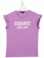 DSQUARED2 KIDS t-shirt à logo imprimé - Violet