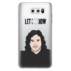 Let It Snow: LG V30 Transparant Hoesje