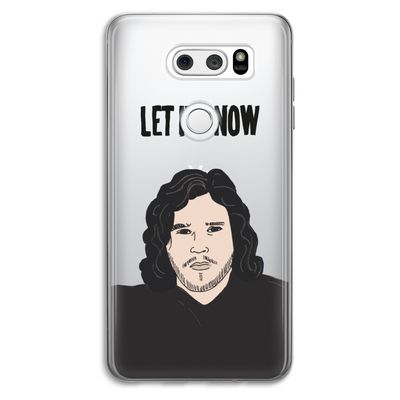 Let It Snow: LG V30 Transparant Hoesje
