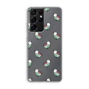 Vogeltjes: Samsung Galaxy S21 Ultra Transparant Hoesje