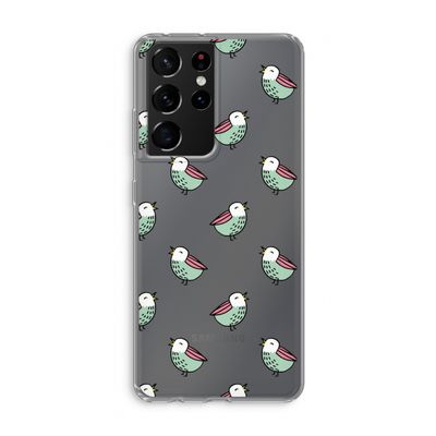 Vogeltjes: Samsung Galaxy S21 Ultra Transparant Hoesje