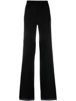 Marine Serre Jeans met contrasterende stiksels - Zwart - thumbnail