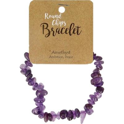 Steengoed Splitkralen armband amethyst op kaart