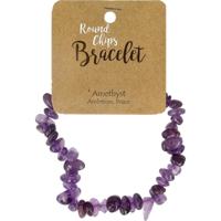 Steengoed Splitkralen armband amethyst op kaart Steengoed Splitkralen armband amethyst op kaart