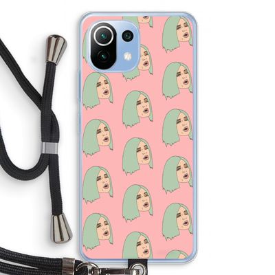 King Kylie: Xiaomi Mi 11 Lite Transparant Hoesje met koord