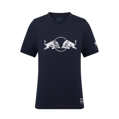 Red Bull Racing T-shirt - 140-146 - Kids - Graphic Bull T-shirt - Night Sky - Max Verstappen
