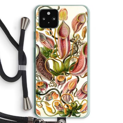 Haeckel Nepenthaceae: Pixel 5a 5G Transparant Hoesje met koord